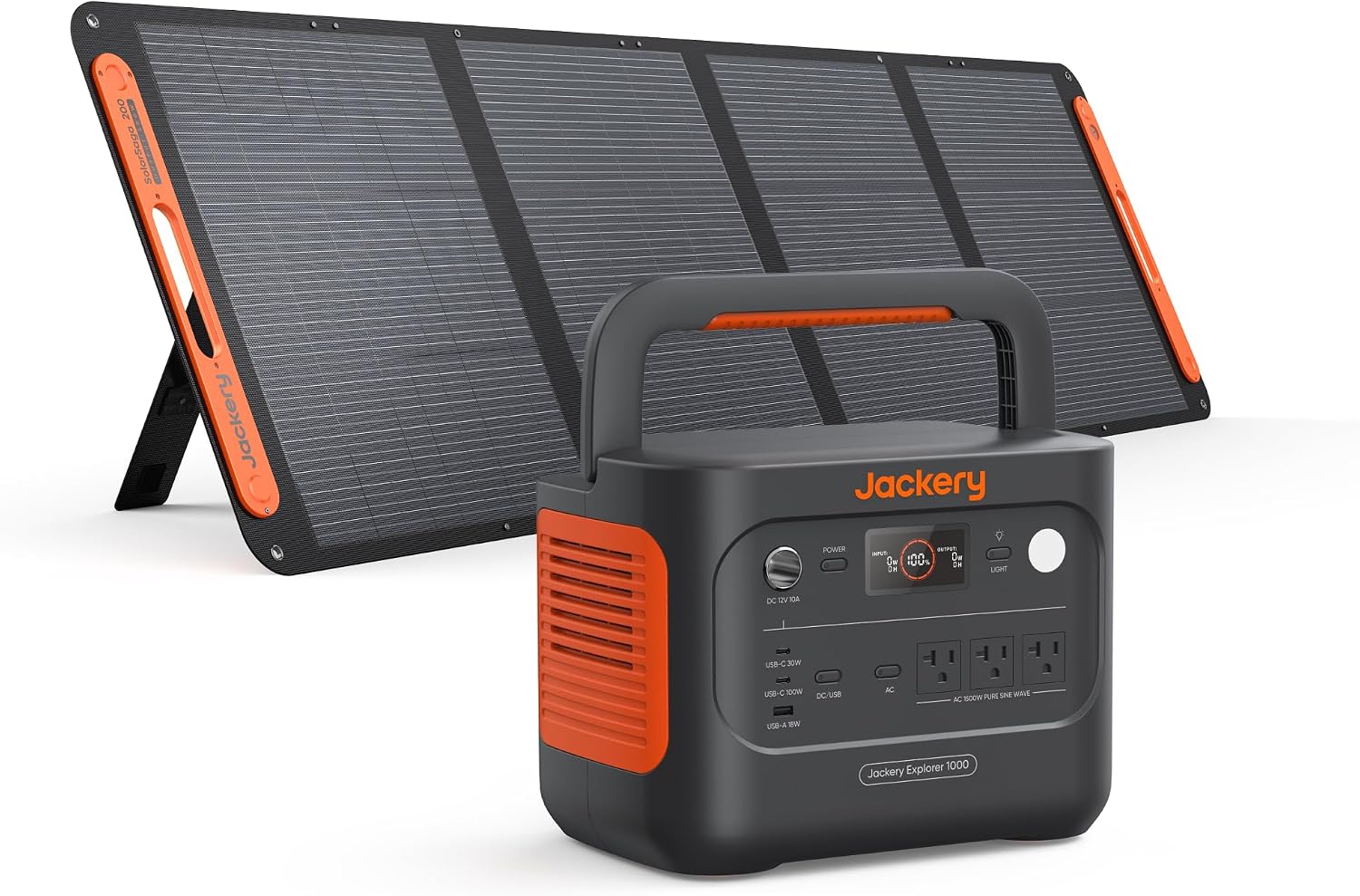 Jackery Solar Generator 1000 v2, 200 W